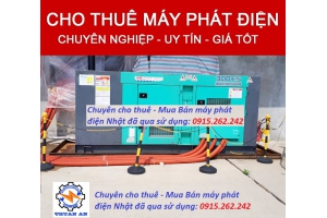 Cho thuê máy phát điện 10kva - 1000kva giá rẻ