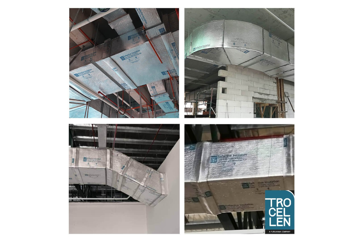 Cách nhiệt ống gió vuông 